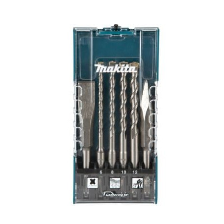 set punte makita sds-plus a percussione 6pz [e-15746]