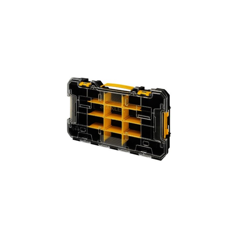 cassetta portautensili stanley organizer fatmax pro-stack nero