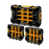 cassetta portautensili stanley pro-stack nero trasparente 3pz