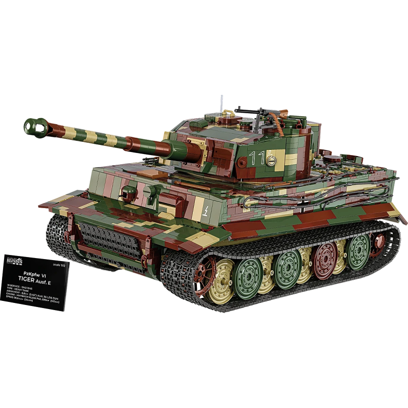 modellino cobi panzerkampfwagen 6 tiger executive edition 1:12 multicolore