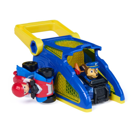 giocattolo spinmaster paw patrol lanciatore pup squad con veicoli