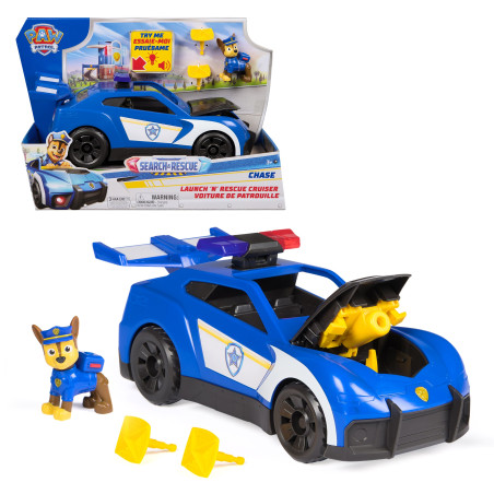 giocattolo spinmaster paw patrol ricerca e soccorso lancia e veicolo