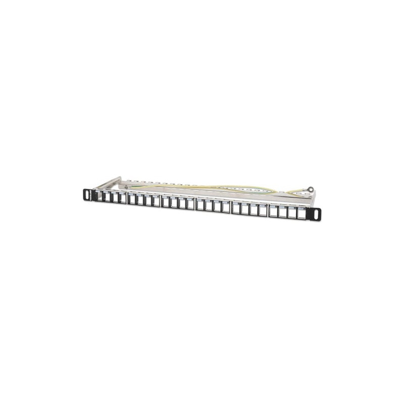 pannello patch intellinet 19" 24 porte nero
