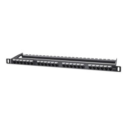 pannello patch intellinet 19'' 24 porte rj45 0.5 u cat. 6