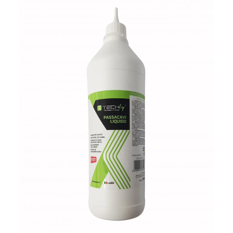 lubrificante techly passacavi liquido 1000ml