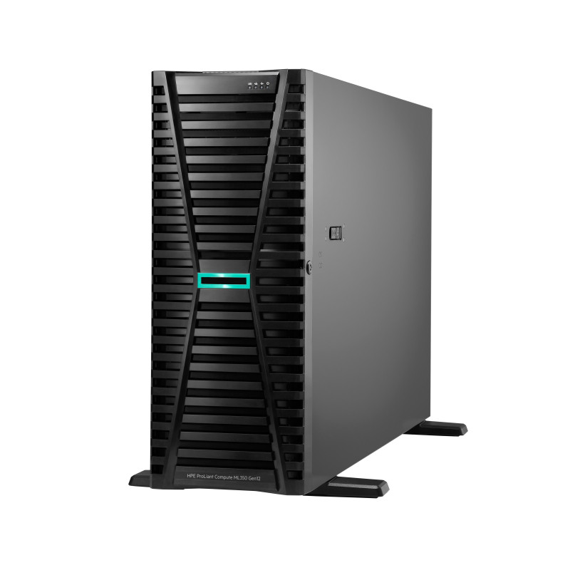 server hp proliant ml350 gen12 64gb 960gb 4u 2.4ghz sata nero [p87795-425]