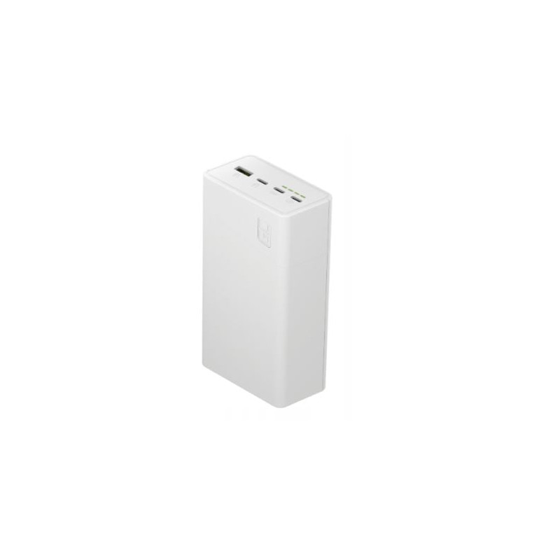 batteria portatile greencell powerplay 30 powerbank 30000mah bianco