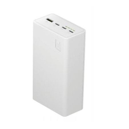 batteria portatile greencell powerplay 30 powerbank 30000mah bianco