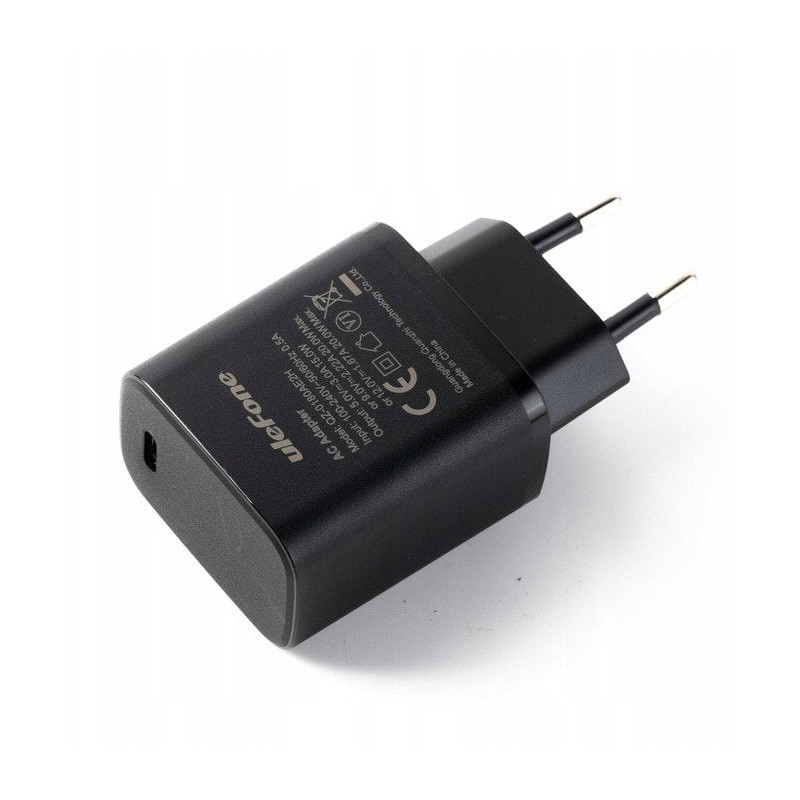 alimentatore da rete ulefone uf-char-20wr 20w 12v usb-c