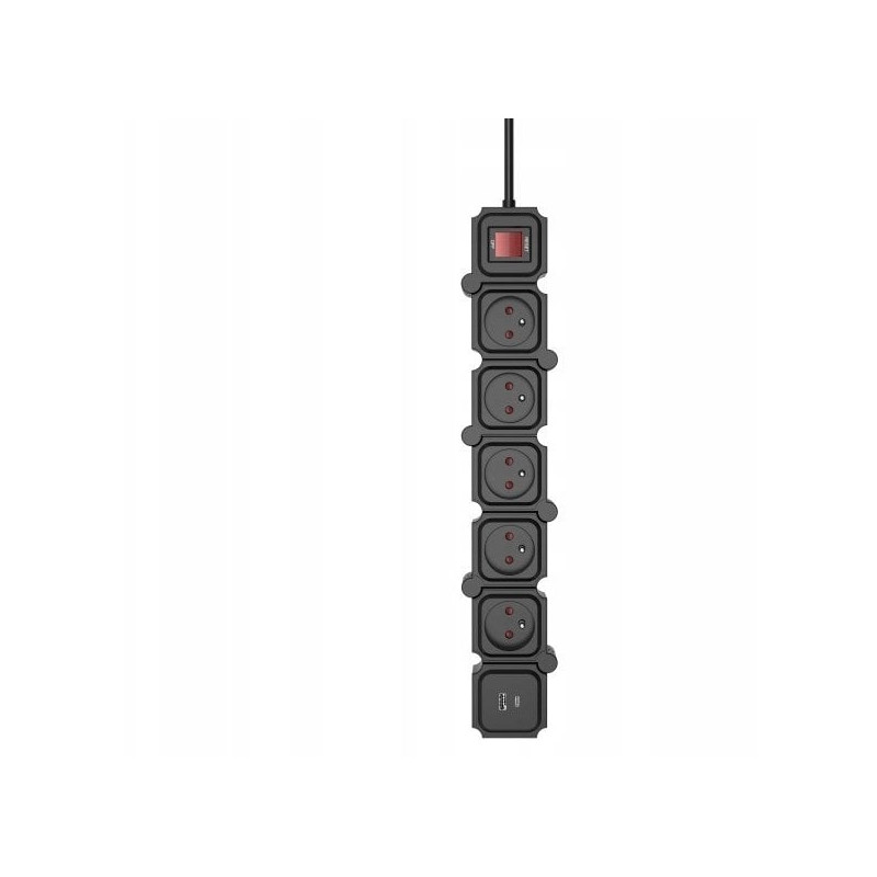 multipresa tb altbxzamodc150b energy 23w 1.5m nero [altbxzamodc150b]