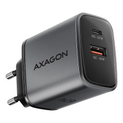 alimentatore da rete axagon acu-pq67 67w usb-a + usb-c