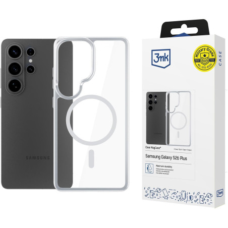 custodia 3mk armor magcase per samsung galaxy s26 ultra transparente