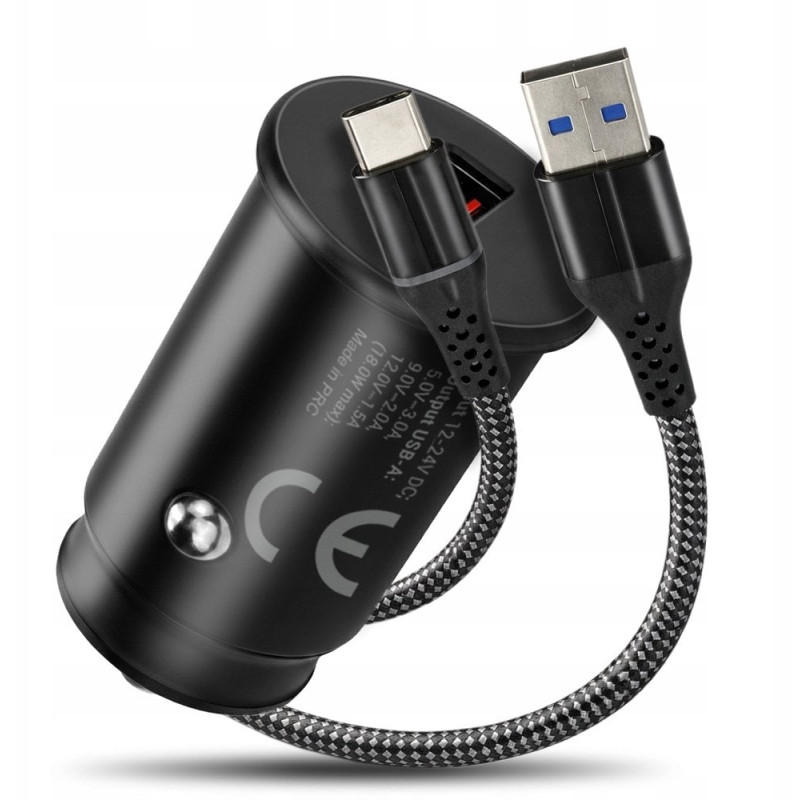 alimentatore da auto everactive cc-15qc qc3.0 18w 1xusb tipo-a