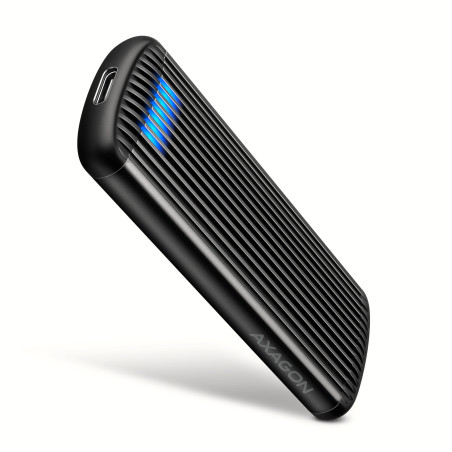 box ssd esterno axagon eem2-sc m.2 nvme nero [aiaxnoeem2sc001]