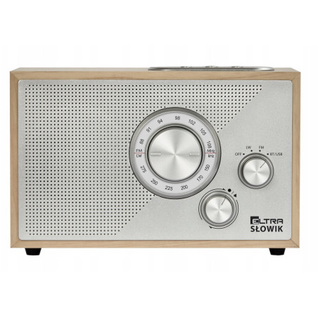 radio eltra slowik usb-bluetooth-fm-lw 3w marrone chiaro