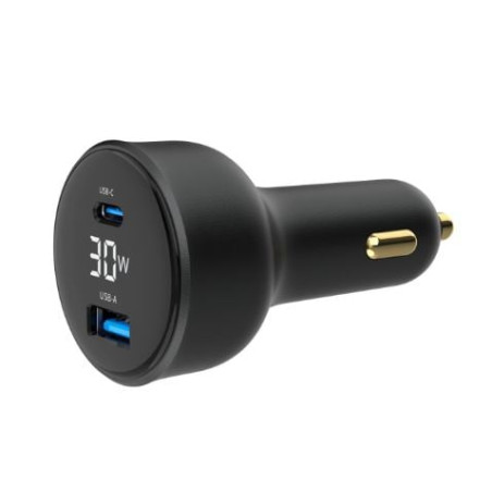 alimentatore da auto gembird ta-uc-ac2pd30lcd-car-01