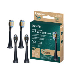 set di testine beurer premium plaque eraser nero 4pz [ahbeuperaser4sz]