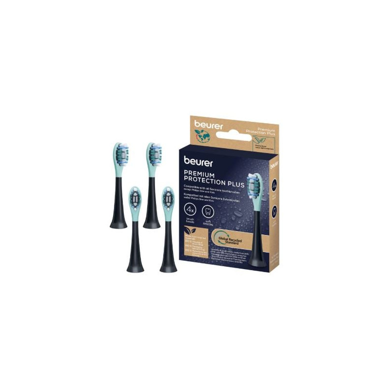 set di testine beurer premium protection plus nero 4pz [ahbeupprotectio]