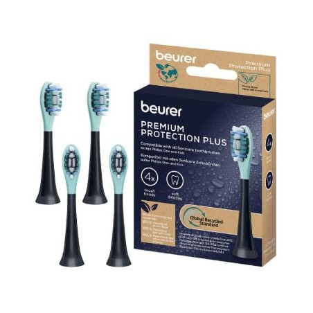 set di testine beurer premium protection plus nero 4pz [ahbeupprotectio]