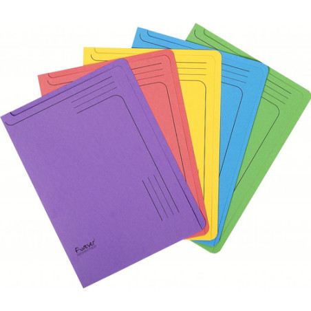 cartellina in cartone semplice exacompta 5 pz. assortite [48000e]