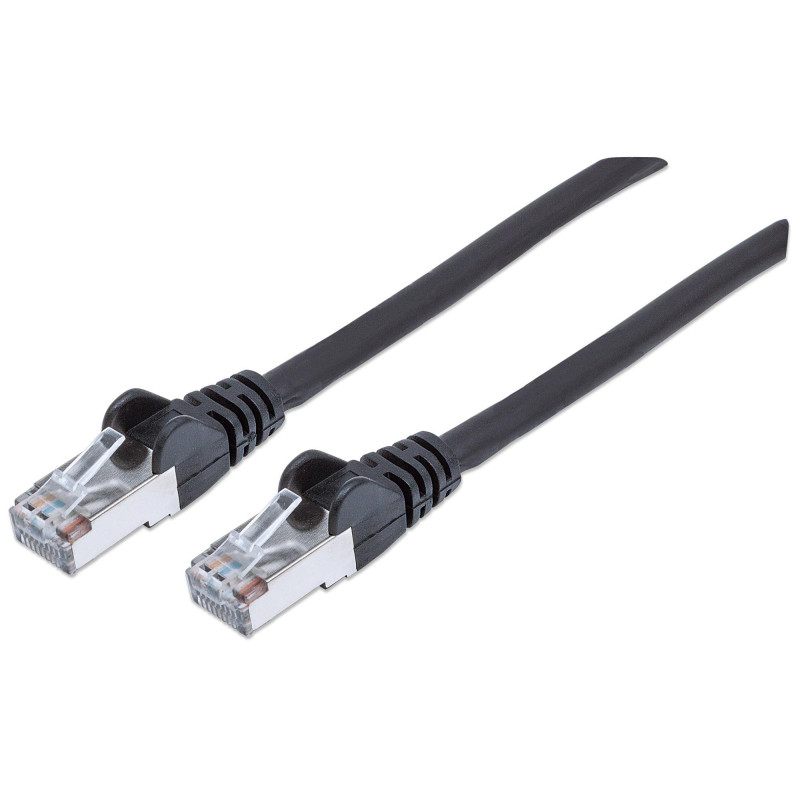 cavo di rete patch in rame cat. 6a nero sftp 2 mt