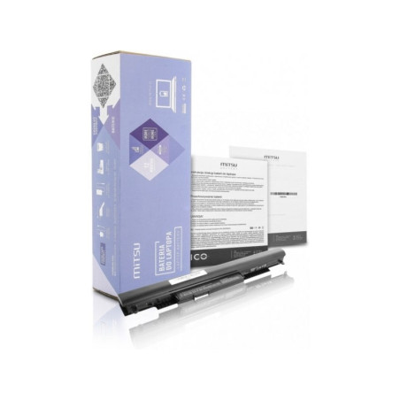 batteria notebook mitsu per hp 2200mah 33wh nero [bc/hp-240g4]