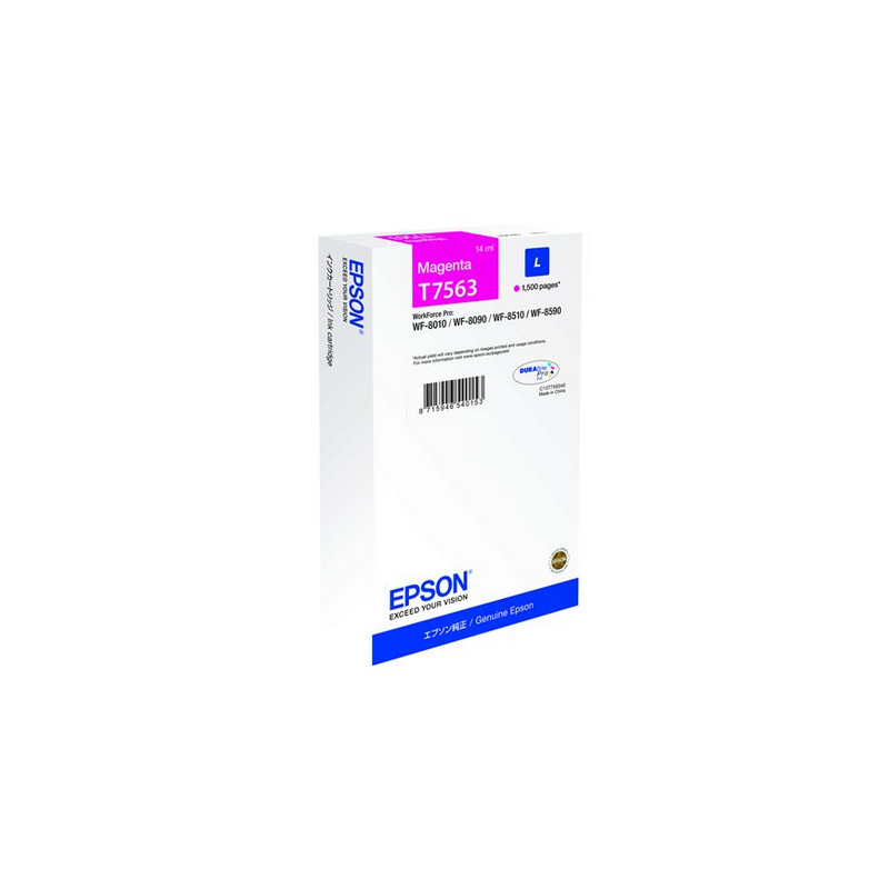 Cartuccia epson c13t756340 t7563 magenta [c13t756340]