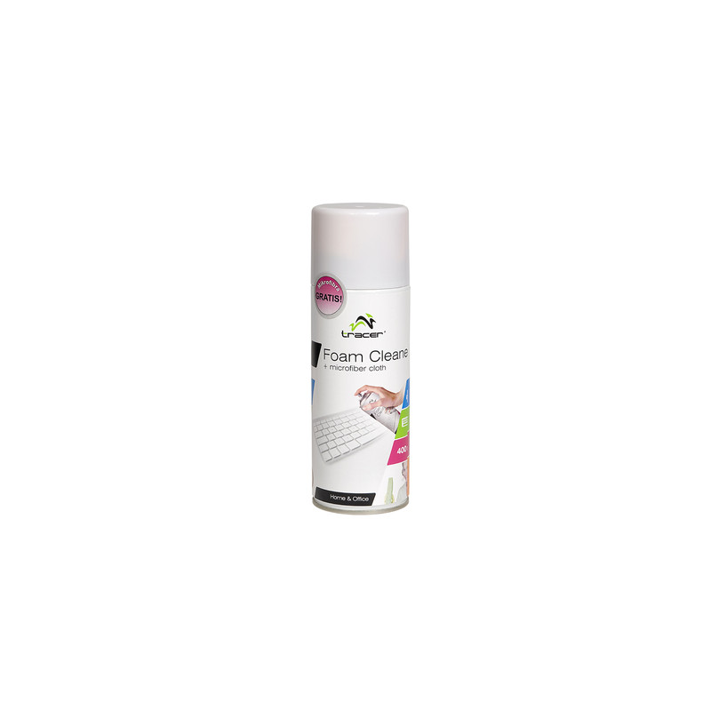 schiuma detergente tracer 400ml + panno microfibra [trasro42105]