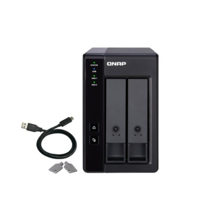 nas qnap expansion unit tr-002 (2 bay) [tr-002]