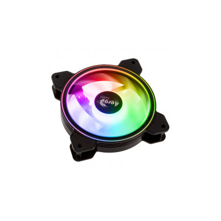 ventola 120x120 aerocool saturn 12f argb led rgb nero