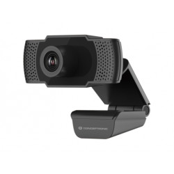 telecamera conceptronic fhd amdis 1080p usb 1080p grigio [amdis01b]