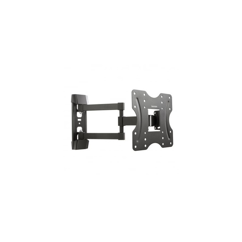 supporto murale vultech 200x200 per monitor 23â? 42â? nero [btv-d2342lite]