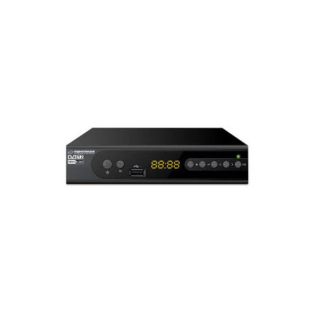 sintonizzatore digitale esperanza ev106p dvb-t2 h.265/hevc nero