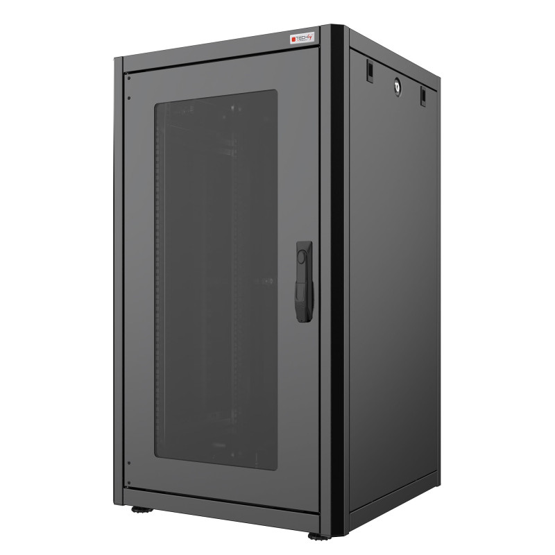armadio rack techly 19'' 600x600 20unita' nero