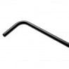 tubo rigido in rame barrow 14/12mm 90 gradi 630mm nero/cromo [tdwb-14]