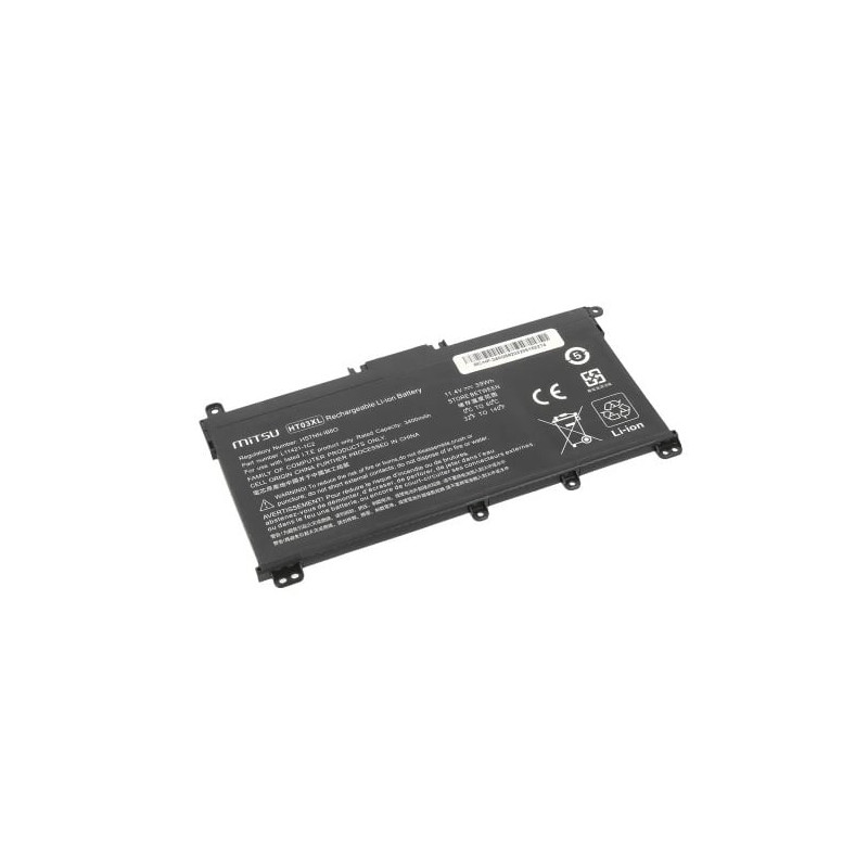 batteria notebook mitsu hp 3400 mah (39 wh) nero [azmitnbhp240250]