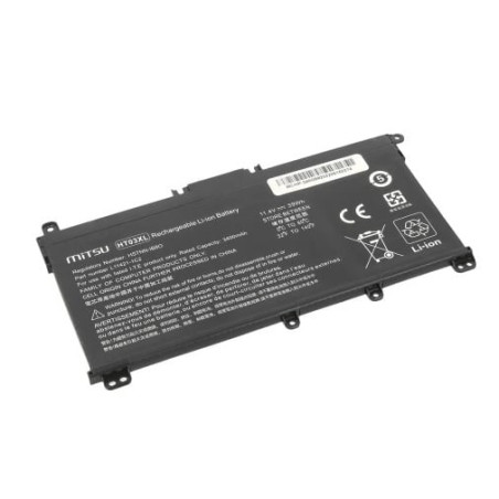 batteria notebook mitsu hp 3400 mah (39 wh) nero [azmitnbhp240250]