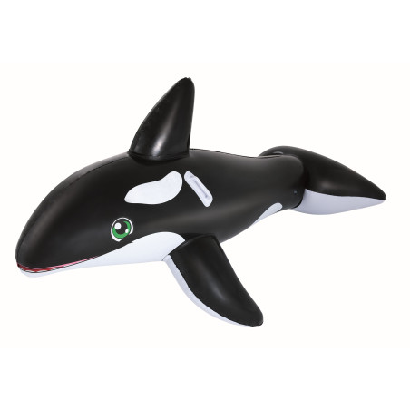 cavalcabile gonfiabile bestway orca nero/bianco [41009]