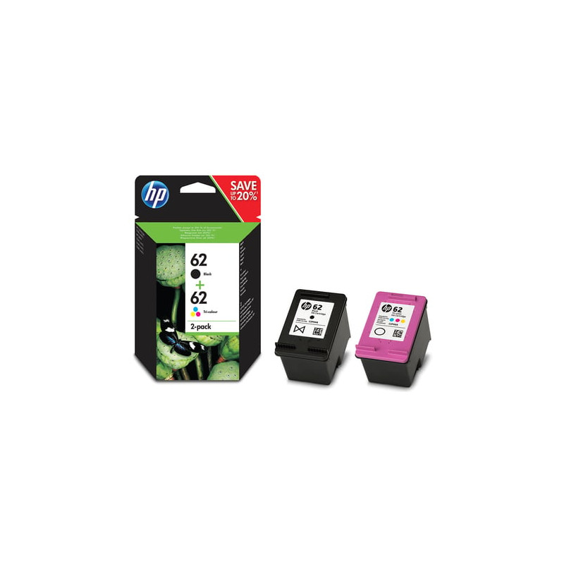 Cartuccia hp n9j71ae 62 nero ciano magenta giallo [n9j71ae]