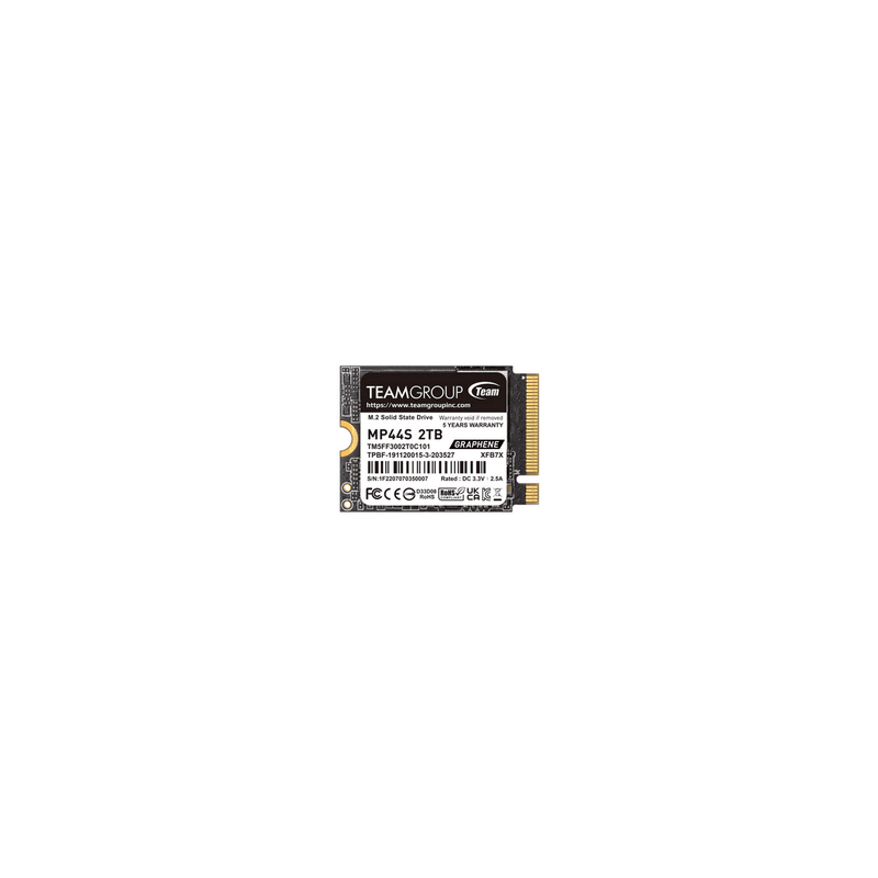 ssd 2tb team group mp44s pcie 4.0 x4 nvme m.2 2230 [tm5ff3002t0c101]