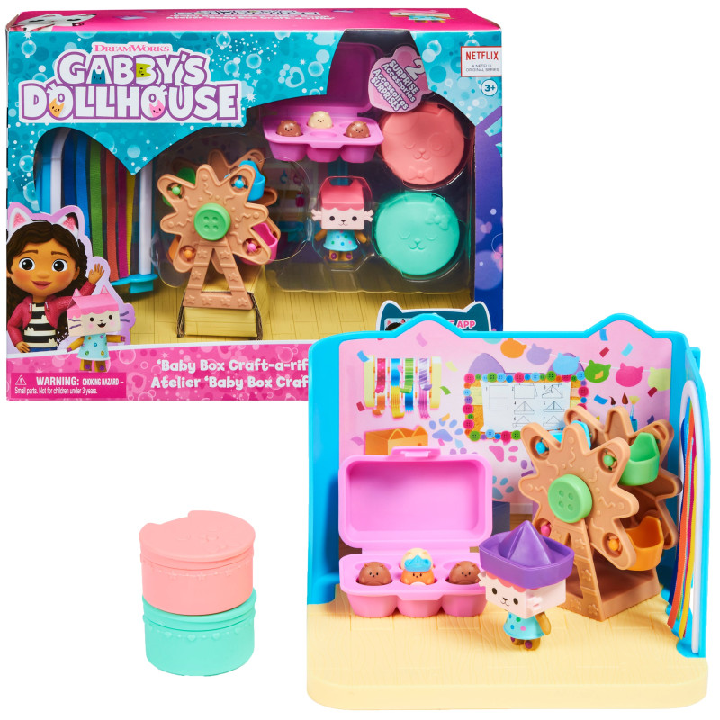 set da gioco spin master gabby's dollhouse studio d'arte