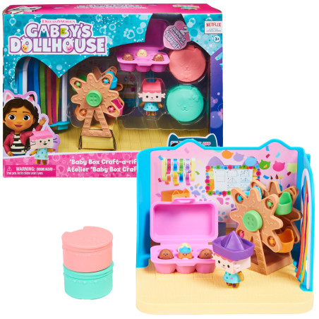 set da gioco spin master gabby's dollhouse studio d'arte