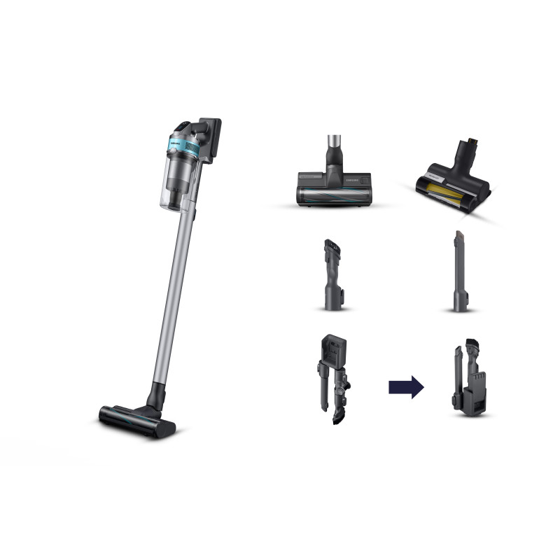 aspirapolvere samsung vs20b75agr1 senza sacchetto 0.8l 200w nero/menta