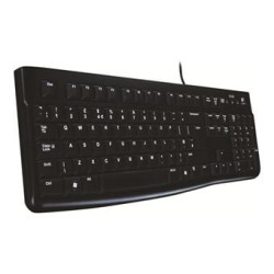 tastiera logitech k120 qwerty - layout usa internazionale nero
