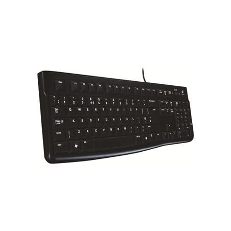 tastiera logitech k120 qwerty - layout usa internazionale nero