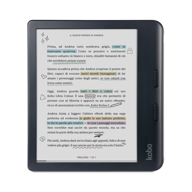 lettore di e-book 7" kobo libra n428-ku-bk-k-ck