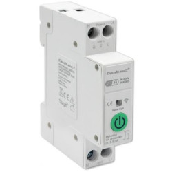 contattore elettrico qoltec rele wi-fi din 63a bianco [quqolme00050881]