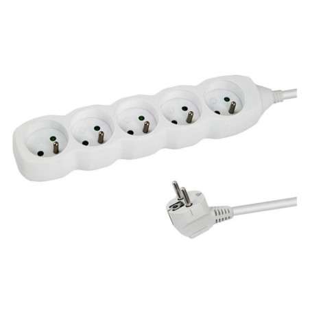 multipresa tipo e esperanza elk207w 5gn 1.5m bianco [elk207w]