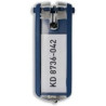 Portachiavi durable 6 pz. key clip blu [1957-07]