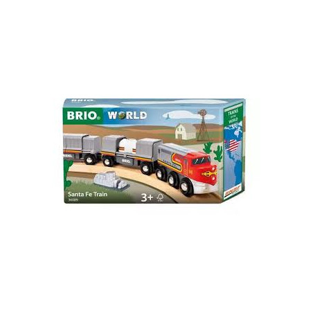 trenino world santa fe zug (trains of the world) [63608900]